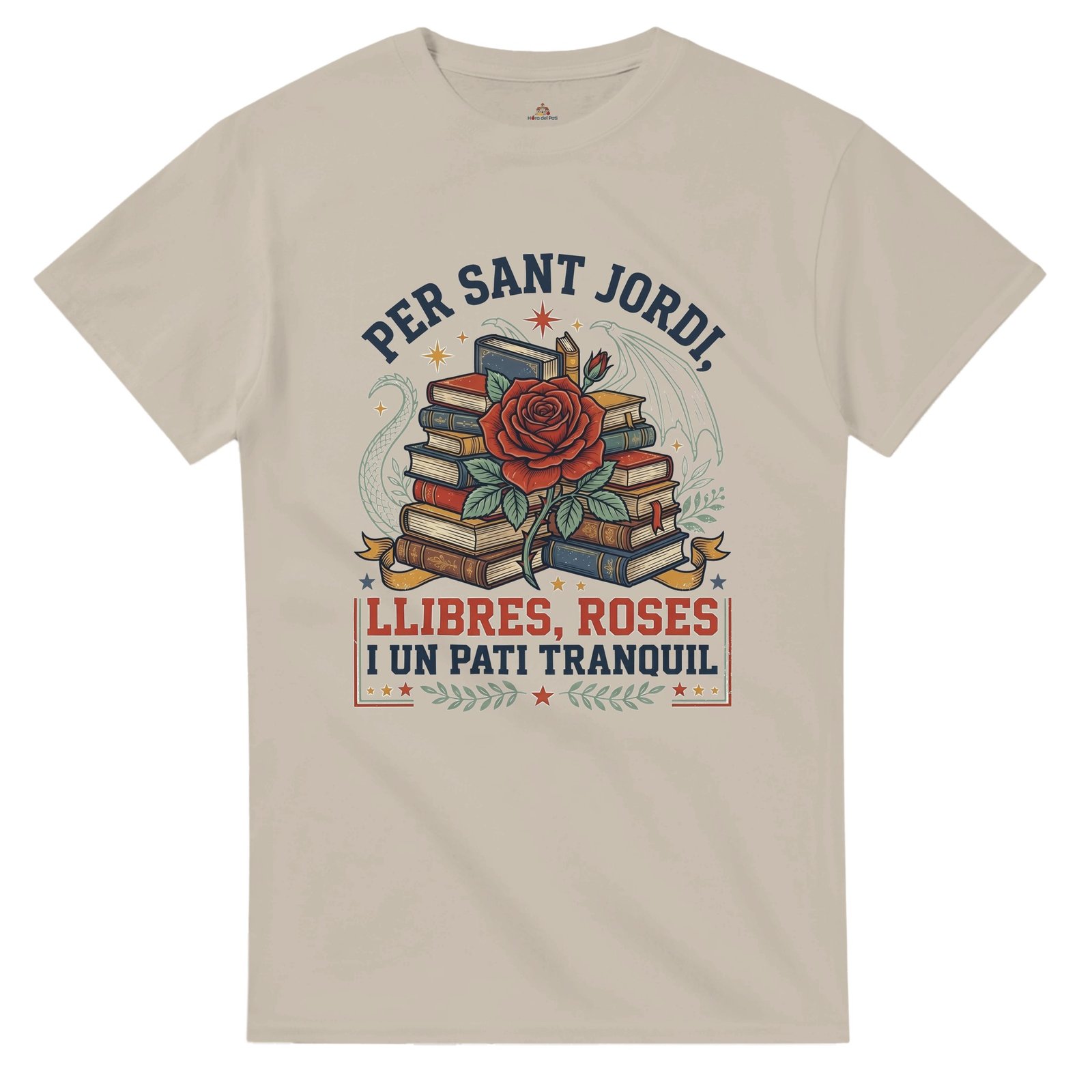 Samarreta Unisex «Per Sant Jordi, Llibres, Roses I Un Pati Tranquil» 2 16f8b2c9-9e6e-47c4-badd-f4a82ee2268f