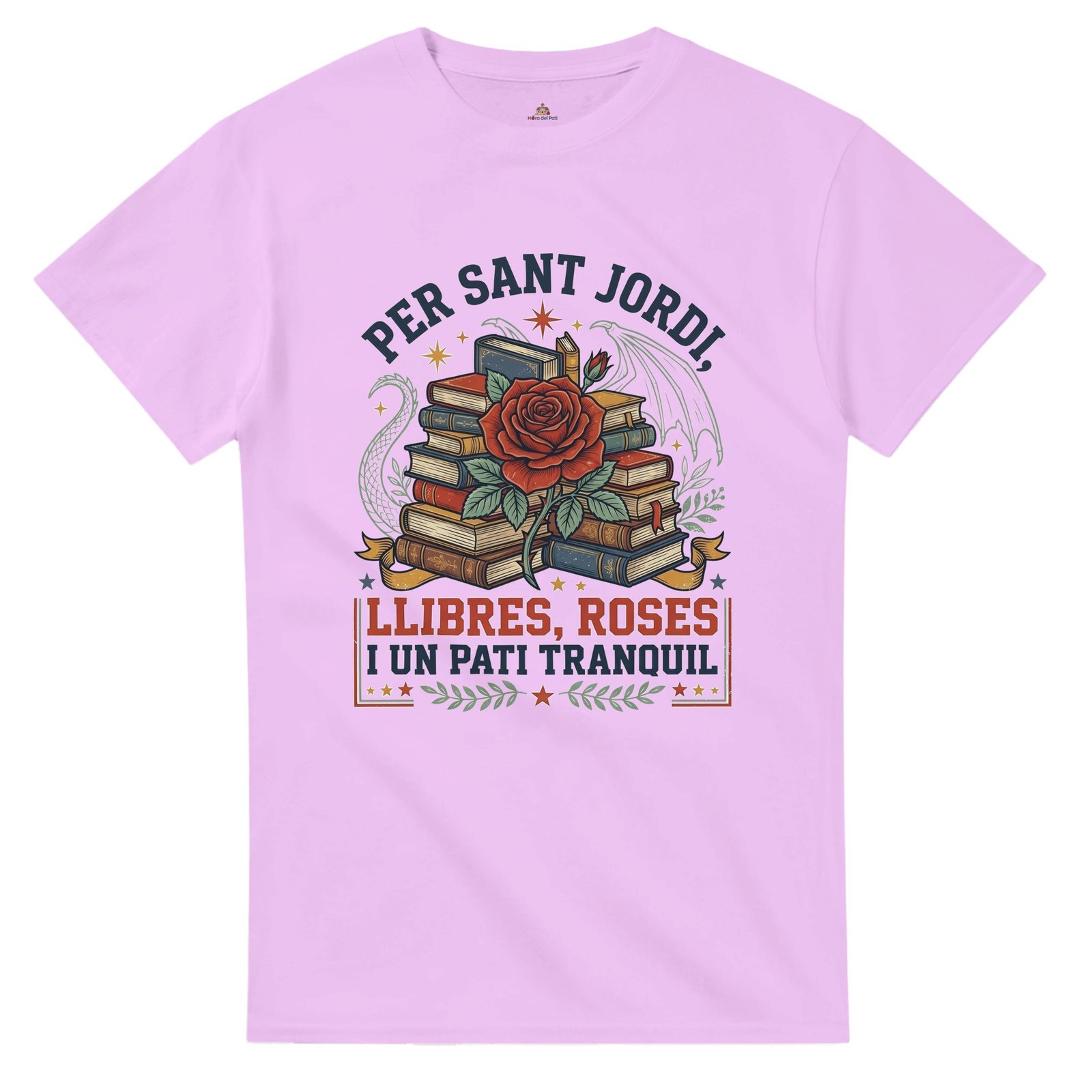 Samarreta Unisex «Per Sant Jordi, Llibres, Roses I Un Pati Tranquil» 4 1b00c2e5-8d82-4dca-9e83-1863ab08c39f
