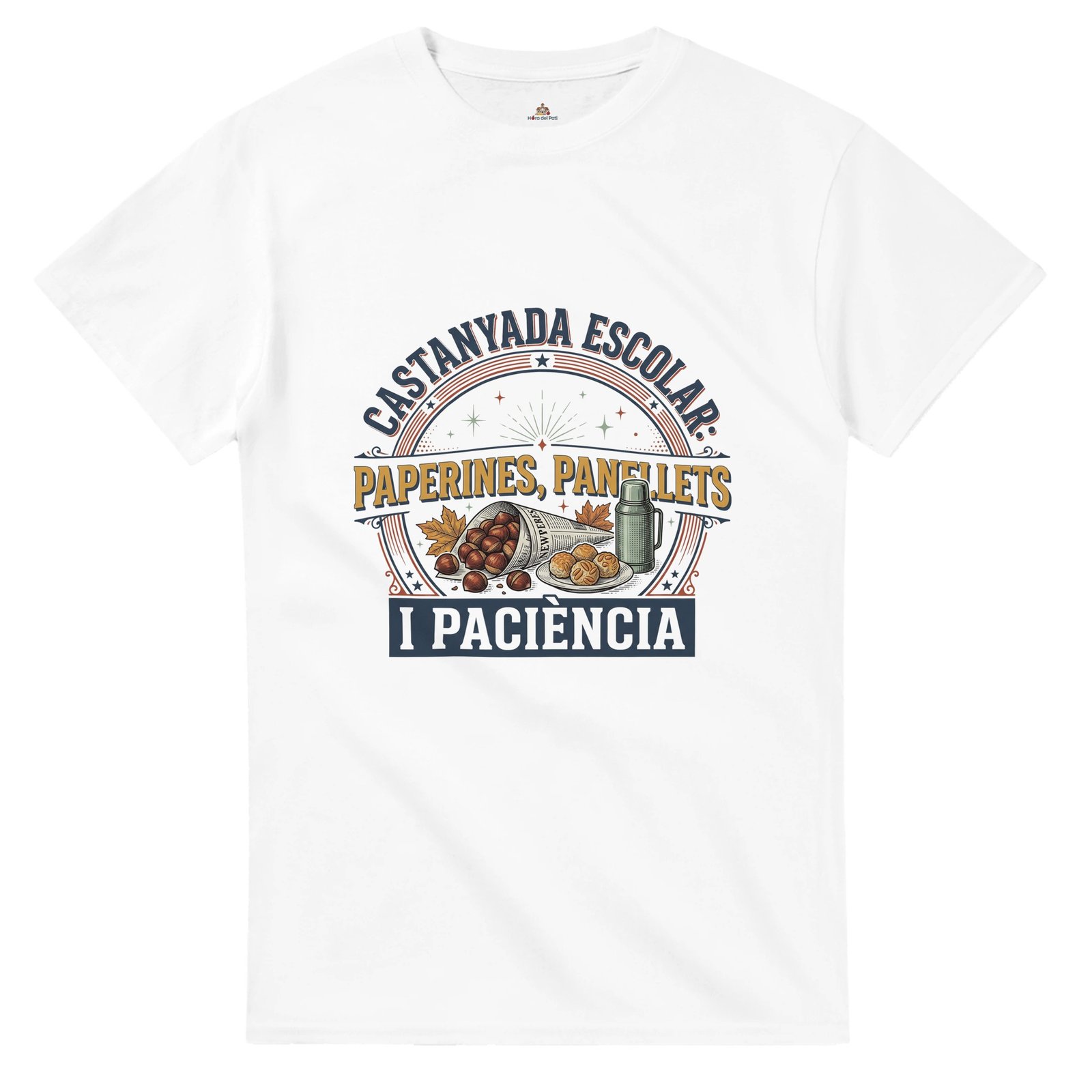 Samarreta Unisex «Castanyada Escolar: Paperines, Panellets I Paciència» 5 460f2bc1-8e61-41f6-9bd9-4c65bb34cdbf