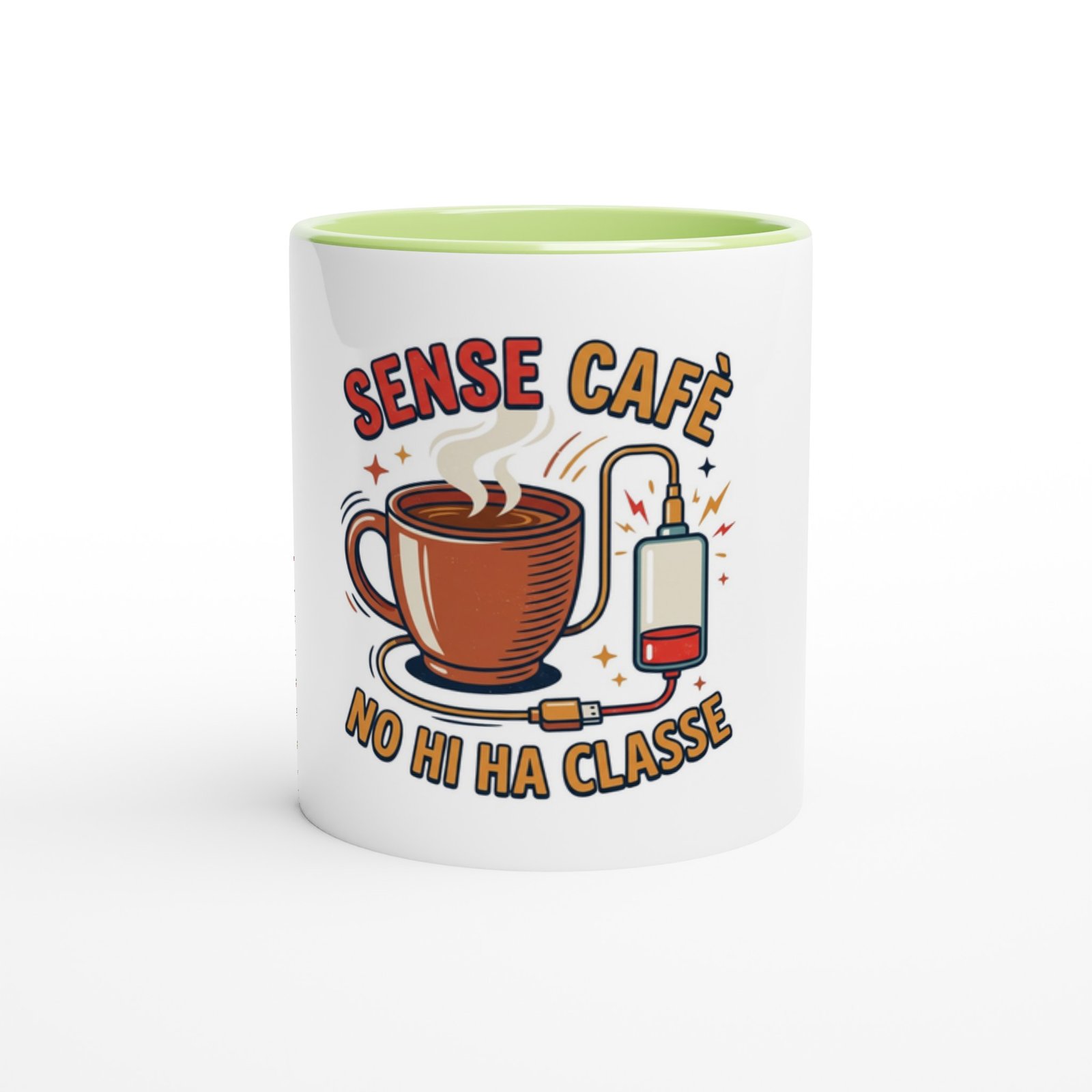 Tassa de Ceràmica "Sense Cafè No Hi Ha Classe" 2 5206b5d0-a485-498a-a664-3ad8f734b62b