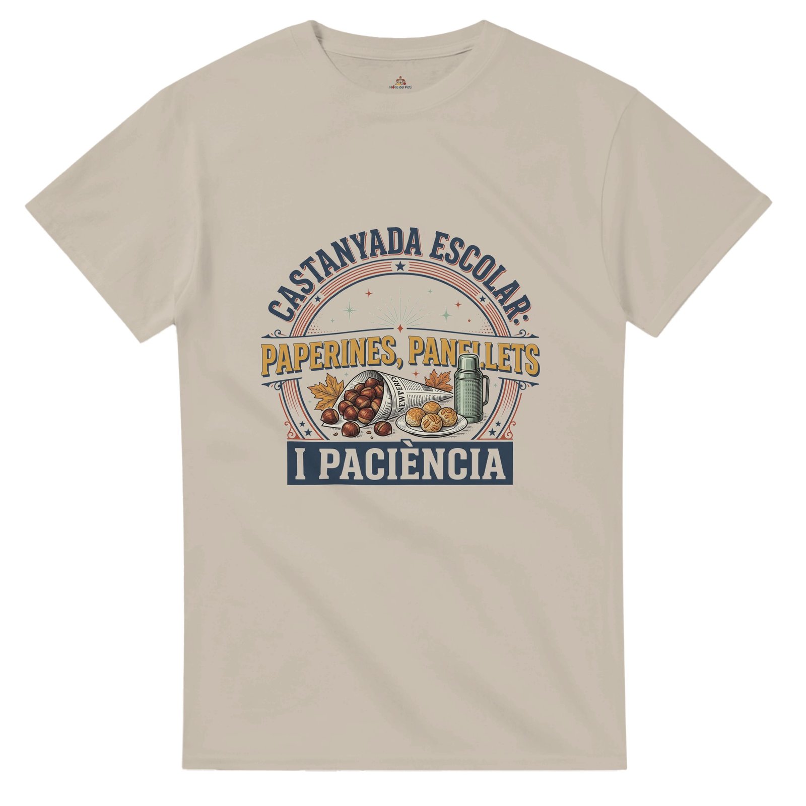 Samarreta Unisex «Castanyada Escolar: Paperines, Panellets I Paciència» 3 d0572457-cca2-406e-b3f3-c0735ac039dc
